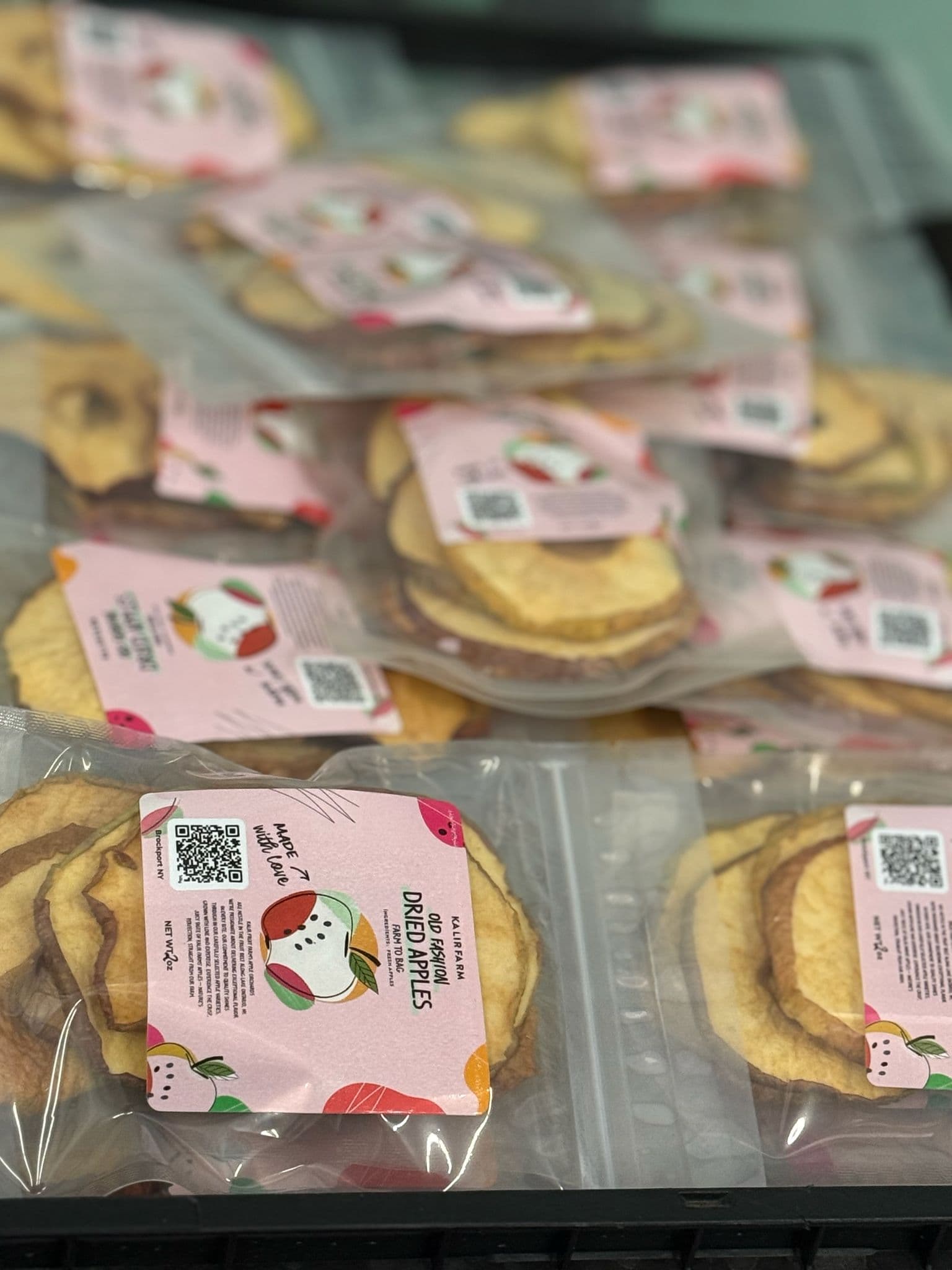 Package of Old Fashion Dried Apple slices from Kalir Farm Market